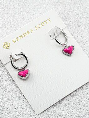 Kendra Scott Heart Crystal Spike Earrings
